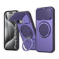 LuxuryKase Tough Armour Magnetic Case | 360° Rotating Ring Stand | Flip Camera Protection Cover | Raised Edges | Drop Protection | MagSafe Compatible For iPhone & Samsung Series