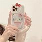 LuxuryKase LK163 Cute Kitty 3D Mirror Case Cover For iPhone