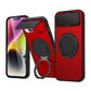 LuxuryKase Tough Armour Magnetic Case | 360° Rotating Ring Stand | Flip Camera Protection Cover | Raised Edges | Drop Protection | MagSafe Compatible For iPhone & Samsung Series