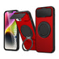 LuxuryKase Tough Armour Magnetic Case | 360° Rotating Ring Stand | Flip Camera Protection Cover | Raised Edges | Drop Protection | MagSafe Compatible For iPhone & Samsung Series