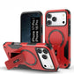 US LITE Back Cover with Portable Kickstand | Mag-Safe Compatible Magnetic Case | Shockproof Military Grade Protection | Rugged Armor Design Phone Cover For iPhone & Samsung