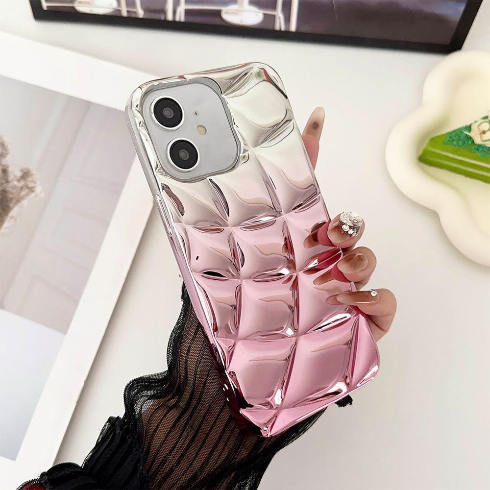 LuxuryKase LK146 Electroplated Cushion Gradient Case For iPhone