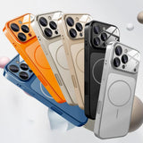 LuxuryKase Converter Case | Premium Protective MagSafe Cover | iPhone 17 Pro & 18 Pro Series Style Design | in Built Camera Guard | Wireless Charging Compatible For iPhone Series