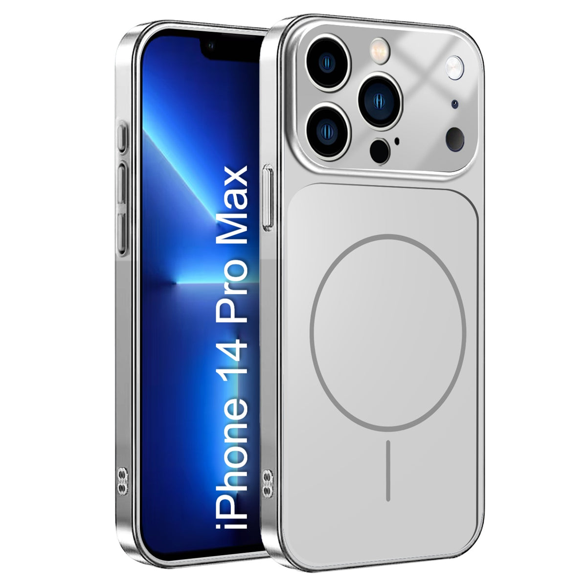 LuxuryKase Converter Case | Premium Protective MagSafe Cover | iPhone 17 Pro & 18 Pro Series Style Design | in Built Camera Guard | Wireless Charging Compatible For iPhone Series