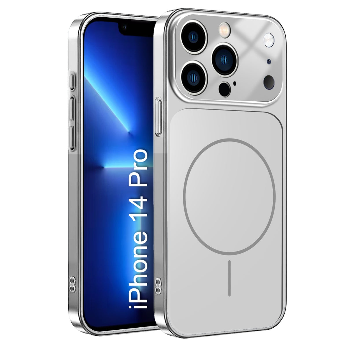 LuxuryKase Converter Case | Premium Protective MagSafe Cover | iPhone 17 Pro & 18 Pro Series Style Design | in Built Camera Guard | Wireless Charging Compatible For iPhone Series