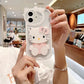 LuxuryKase LK163 Cute Kitty 3D Mirror Case Cover For iPhone