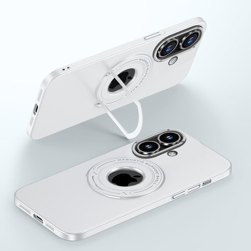 LuxuryKase Premium Magnetic Support Shell with Built-in Kickstand for iPhone & Samsung Series