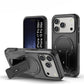 US LITE Back Cover with Portable Kickstand | Mag-Safe Compatible Magnetic Case | Shockproof Military Grade Protection | Rugged Armor Design Phone Cover For iPhone & Samsung