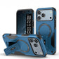US LITE Back Cover with Portable Kickstand | Mag-Safe Compatible Magnetic Case | Shockproof Military Grade Protection | Rugged Armor Design Phone Cover For iPhone & Samsung