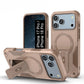 US LITE Back Cover with Portable Kickstand | Mag-Safe Compatible Magnetic Case | Shockproof Military Grade Protection | Rugged Armor Design Phone Cover For iPhone & Samsung
