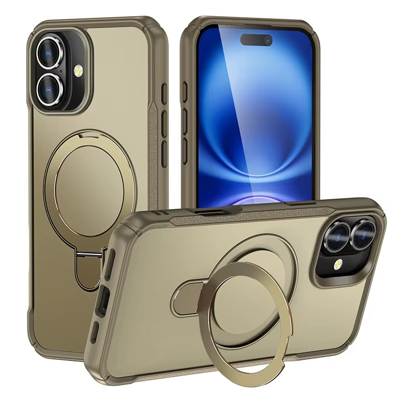 Luxury Metal Bracket Phone Case with Kickstand