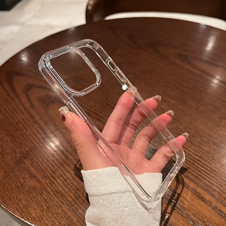 LuxuryKase Clear Shockproof Transparent Case Cover For Iphone