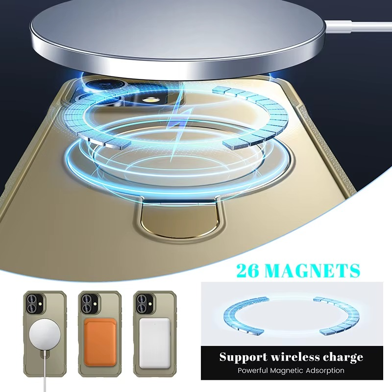 Luxury Metal Bracket Phone Case with Kickstand