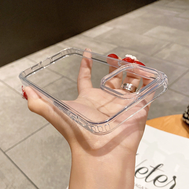 LuxuryKase Clear Shockproof Transparent Case Cover For Iphone