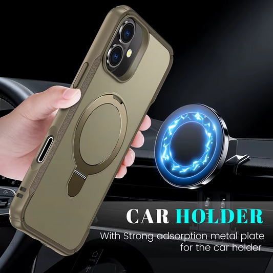 Luxury Metal Bracket Phone Case with Kickstand
