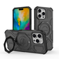 LuxuryKase Armour Ring Stand Case | 360° Rotating Kickstand | Heavy Duty Protection | Rugged Hybrid TPU+PC Design | Camera Protection | MagSafe Compatible For iPhone & Samsung Series