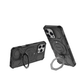 LuxuryKase Armour Ring Stand Case | 360° Rotating Kickstand | Heavy Duty Protection | Rugged Hybrid TPU+PC Design | Camera Protection | MagSafe Compatible For iPhone & Samsung Series