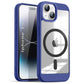 US LITE Shockproof Mag-Safe Transparent Clear Hard Back Cover Case with Soft Edge | Camera Protection & Wireless Charging Support for iPhone Series