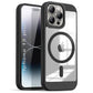 US LITE Shockproof Mag-Safe Transparent Clear Hard Back Cover Case with Soft Edge | Camera Protection & Wireless Charging Support for iPhone Series