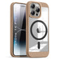 US LITE Shockproof Mag-Safe Transparent Clear Hard Back Cover Case with Soft Edge | Camera Protection & Wireless Charging Support for iPhone Series