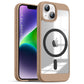 US LITE Shockproof Mag-Safe Transparent Clear Hard Back Cover Case with Soft Edge | Camera Protection & Wireless Charging Support for iPhone Series