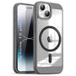 US LITE Shockproof Mag-Safe Transparent Clear Hard Back Cover Case with Soft Edge | Camera Protection & Wireless Charging Support for iPhone Series