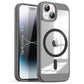 US LITE Shockproof Mag-Safe Transparent Clear Hard Back Cover Case with Soft Edge | Camera Protection & Wireless Charging Support for iPhone Series