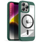 US LITE Shockproof Mag-Safe Transparent Clear Hard Back Cover Case with Soft Edge | Camera Protection & Wireless Charging Support for iPhone Series