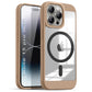 US LITE Shockproof Mag-Safe Transparent Clear Hard Back Cover Case with Soft Edge | Camera Protection & Wireless Charging Support for iPhone Series