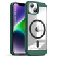 US LITE Shockproof Mag-Safe Transparent Clear Hard Back Cover Case with Soft Edge | Camera Protection & Wireless Charging Support for iPhone Series