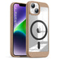 US LITE Shockproof Mag-Safe Transparent Clear Hard Back Cover Case with Soft Edge | Camera Protection & Wireless Charging Support for iPhone Series