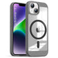 US LITE Shockproof Mag-Safe Transparent Clear Hard Back Cover Case with Soft Edge | Camera Protection & Wireless Charging Support for iPhone Series