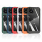 LuxuryKase Acrylic Transparent Shock Proof Armor Case For Iphone