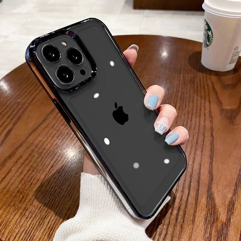 LuxuryKase Plating Transparent Shockproof Case For Iphone