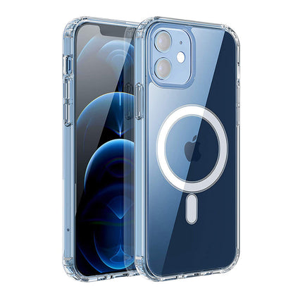 LuxuryKase Original Acrylic Magsafe Magnetic Wireless Charging Case For iPhone
