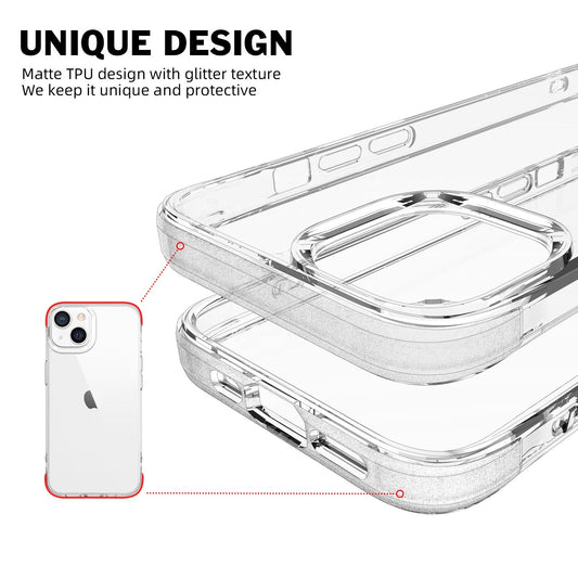 LuxuryKase Clear Shockproof Case Cover For Iphone