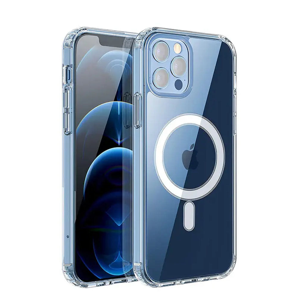 LuxuryKase Original Acrylic Magsafe Magnetic Wireless Charging Case For iPhone