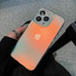 LuxuryKase Matte Laser Gradient Clear Phone Case For iPhone