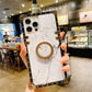Us Lite Marble Texture Square Case For Iphone