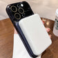 Luxurykase Plating Logo Hole Hard Case Compatible Mag-safe Magnetic Wireless Charger For Iphone