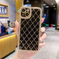 LuxuryKase Electroplated Glitter Diamond Rhinestone Phone Case For Iphone