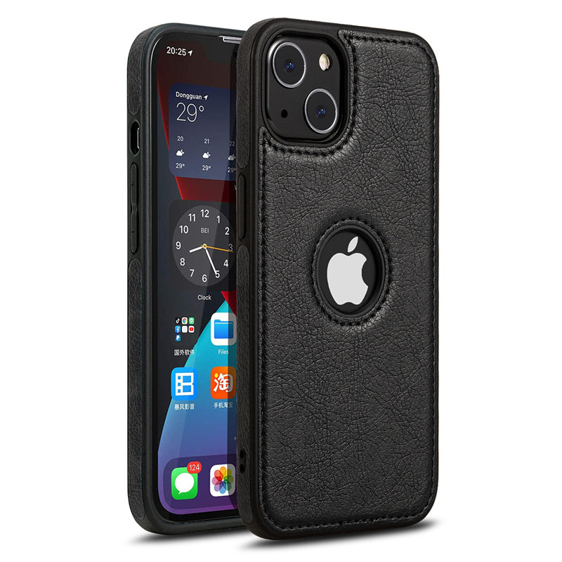 Luxurykase Business Style PU Leather Shockproof Case For Iphone