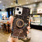 Us Lite Marble Texture Square Case For Iphone