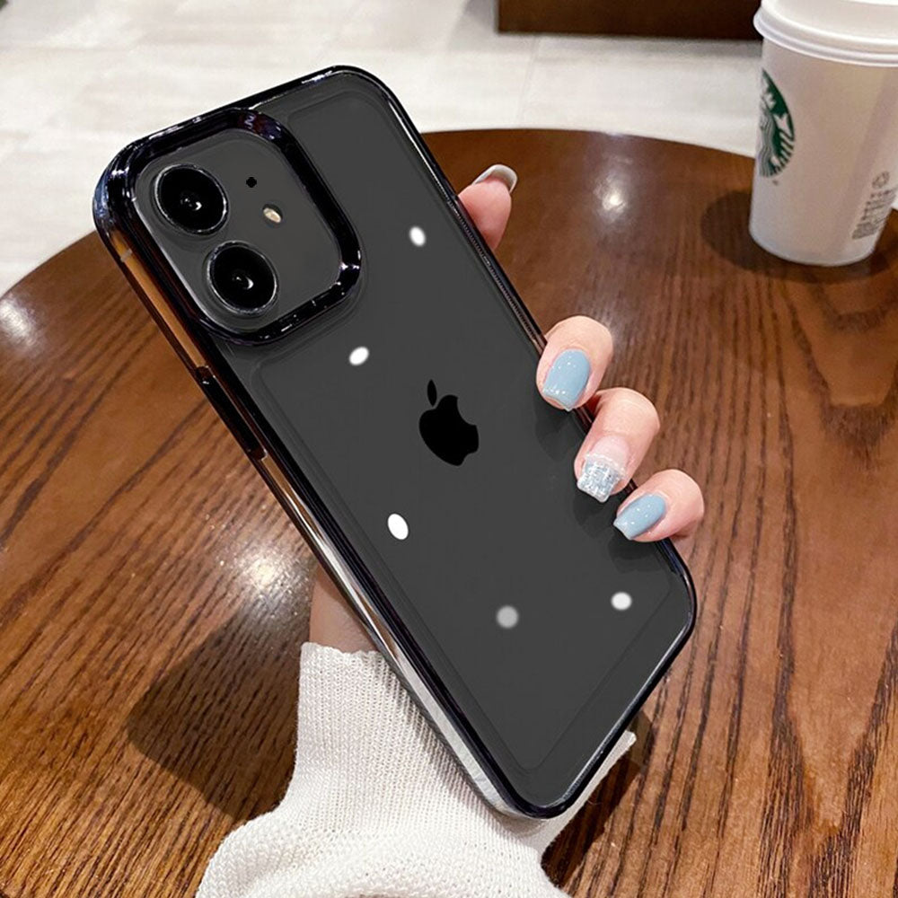 LuxuryKase Plating Transparent Shockproof Case For Iphone