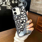LuxuryKase LK117 Hollow Out Mirror Heat Dissipation Breathable Case For iPhone