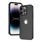 LuxuryKase Carbon Fiber Electroplated Shockproof Hybrid Hard Case for iPhone