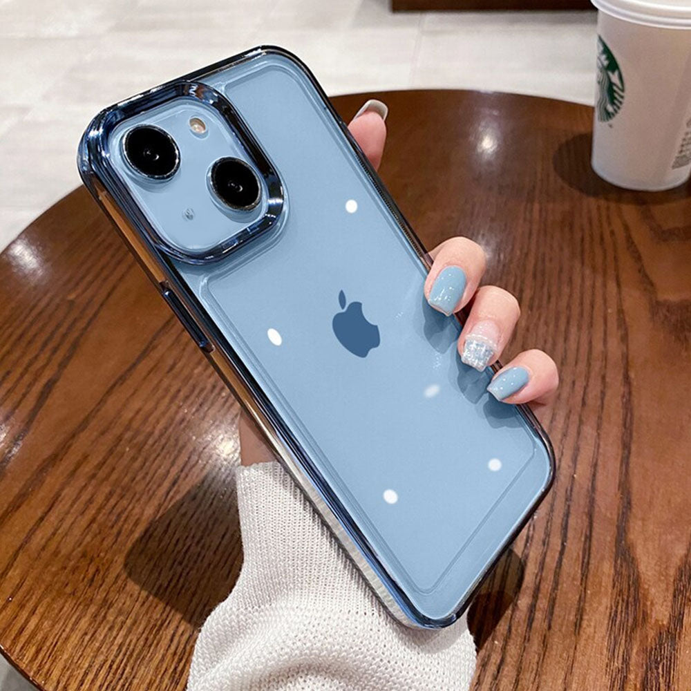 LuxuryKase Plating Transparent Shockproof Case For Iphone