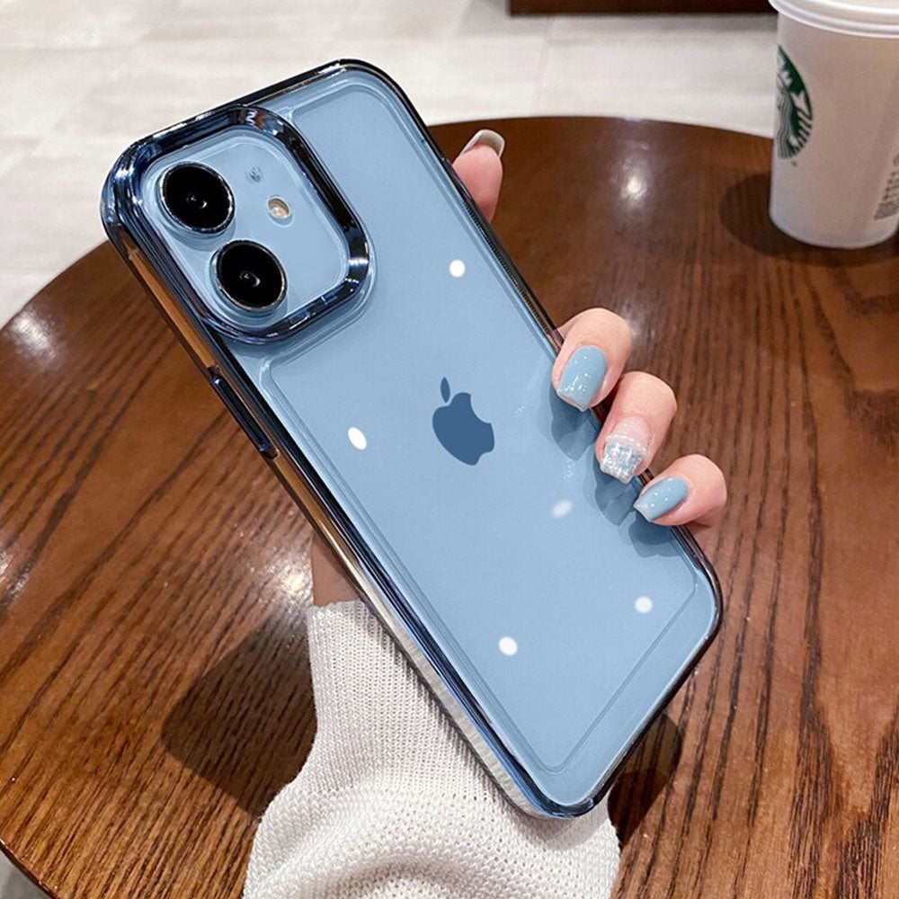 LuxuryKase Plating Transparent Shockproof Case For Iphone
