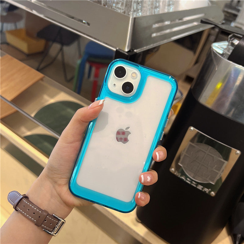 LuxuryKase Acrylic Clear Hard ShockProof Armour Case For Iphone