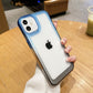 LuxuryKase Acrylic Shockproof Gradient Rainbow Color Bumper Case for Iphone